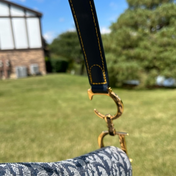AUTHENTIC CHRISTIAN DIOR SADDLE BAG - Picture 7 of 14